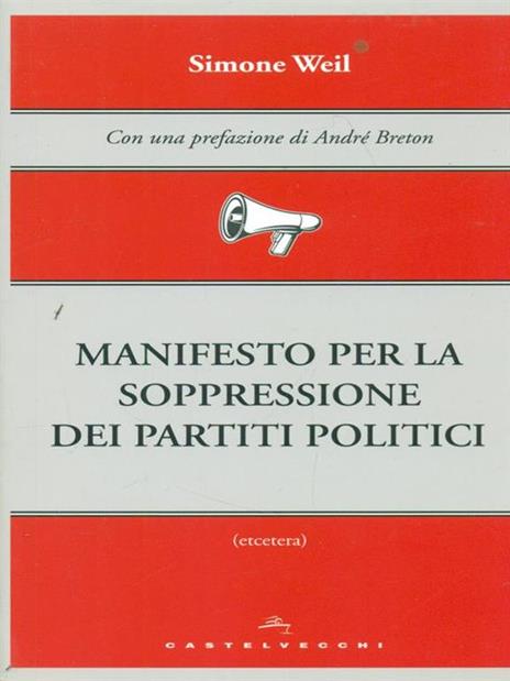Manifesto per la soppressione dei partiti politici - Simone Weil - 3