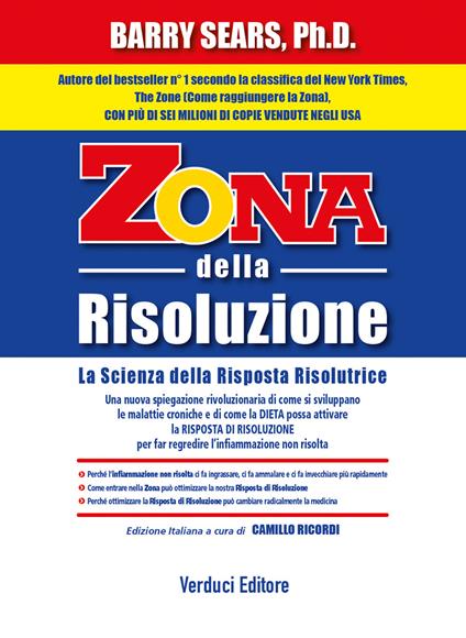 Zona della risoluzione. La scienza della risposta risolutrice - Barry Sears - copertina