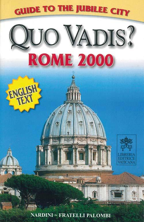 Quo vadis? Rome 2000. Ediz. inglese - copertina
