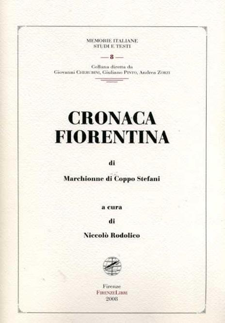 Cronaca fiorentina - Marchionne di Coppo Stefani - 2