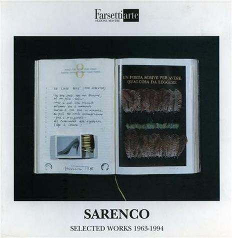 Sarenzo. Dialogo tra Enrico Mascelloni e Sarenco. Selected works 1963-1994. Ediz. illustrata - copertina
