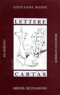 Lettere - Giovanni Boine,Miguel de Unamuno - copertina