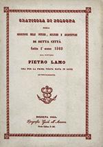 Graticola di Bologna. Gli edifici e le opere d'arte della città nel 1560 (rist. anast. Bologna, 1844). Nuova ediz.