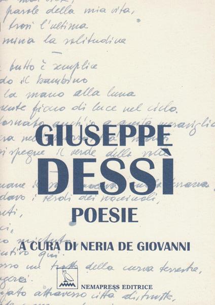 Poesie - Giuseppe Dessì - copertina