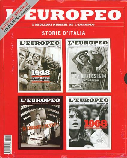 Storie d'Italia de «L'Europeo». I migliori numeri de «L'Europeo». Ediz. speciale - copertina