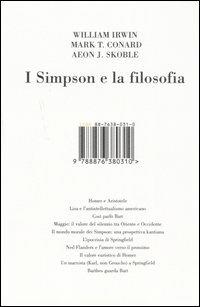 I Simpson e la filosofia - William Irwin,Mark T. Conard,Aeon J. Skoble - copertina