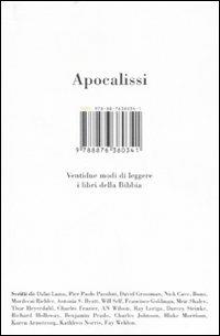 Apocalissi. Ventidue modi di leggere i libri della Bibbia - copertina