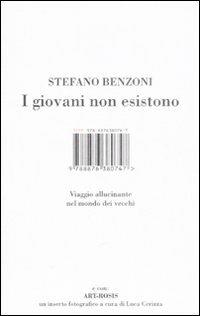 I giovani non esistono. Viaggio allucinante nel mondo dei vecchi - Stefano Benzoni - copertina