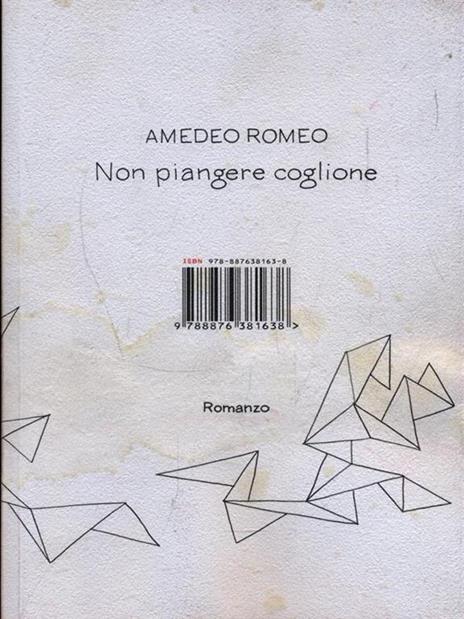 Non piangere coglione - Amedeo Romeo - 4