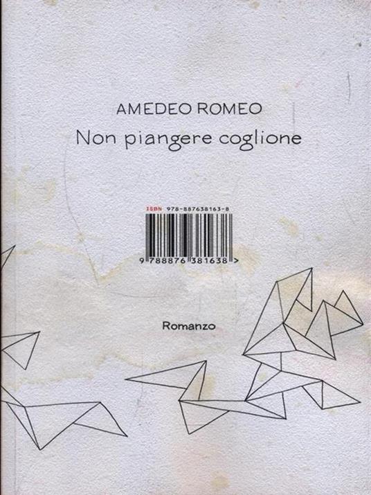 Non piangere coglione - Amedeo Romeo - 4