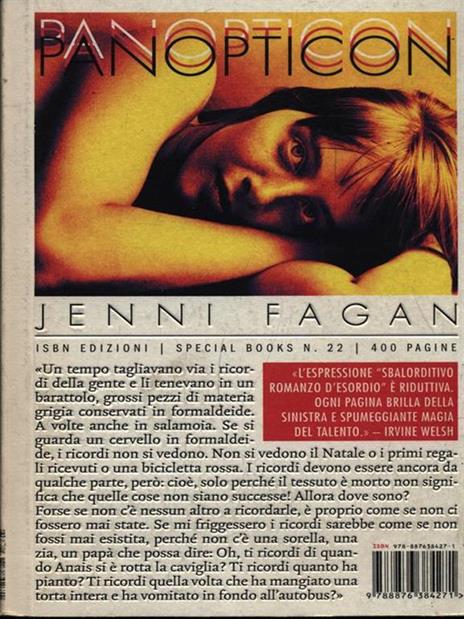 Panopticon - Jenni Fagan - copertina