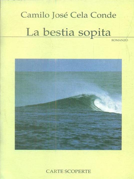 La bestia sopita - Camilo J. Cela Conde - copertina