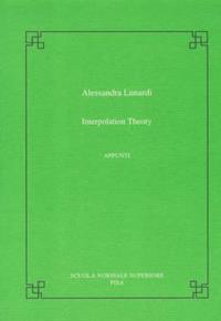 Interpolation theory Alessandra Lunardi Libro Scuola Normale