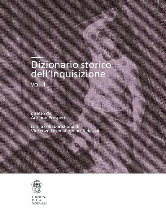 Dizionario storico dell'Inquisizione - copertina