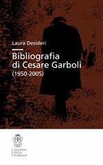 Bibliografia di Cesare Garboli