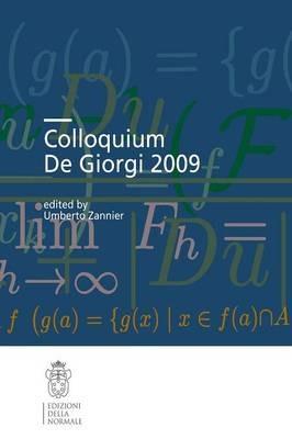 Colloquium De Giorgi 2009 - copertina