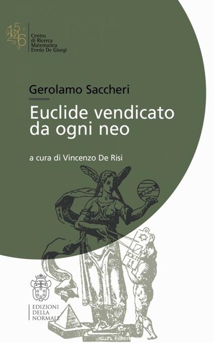 Euclide vendicato da ogni neo - Gerolamo Saccheri - copertina