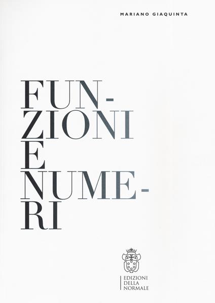 Funzioni e numeri - Mariano Giaquinta - copertina