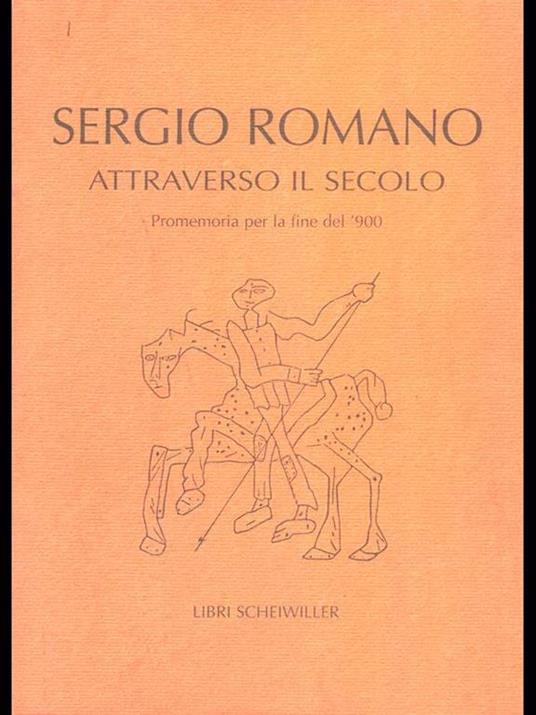 Attraverso il secolo - Sergio Romano - copertina