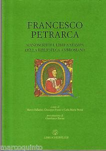 Francesco Petrarca. Manoscritti e libri a stampa della Biblioteca Ambrosiana - copertina