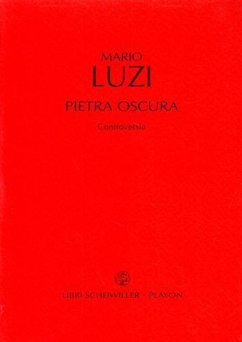 Pietra oscura - Mario Luzi - copertina