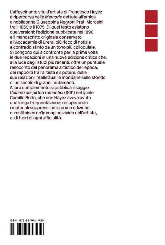 Le mie memorie. Francesco Hayez - 3