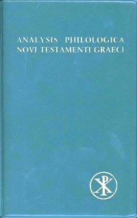 Analysis philologica Novi Testamenti graeci - Max Zerwick - Libro