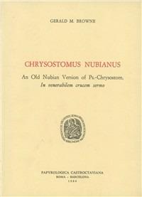 Chrysostomus Nubianus - Gerald M. Browne - copertina