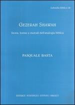 Gezerah shawah. Storia, forme e metodo dell'analogia biblica