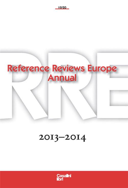 RREA. Reference reviews Europe annal (2013-2014). Vol. 19-20 - copertina