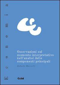 Osservazioni sul momento interpretativo nell'analisi delle componenti principali - Roberto Marvulli - copertina