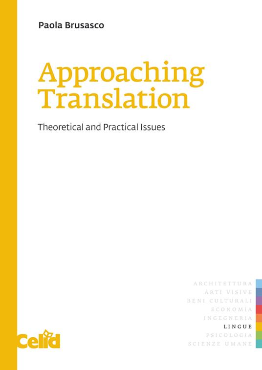 Approaching translation. Theoretical and practical issues - Paola Brusasco - copertina