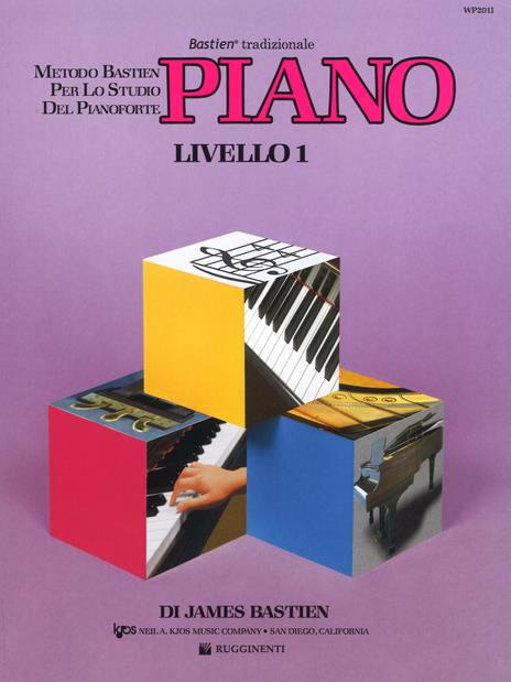 Piano. 1º livello - James Bastien - copertina