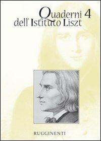 Quaderni dell'Istituto Liszt. Vol. 4 - copertina