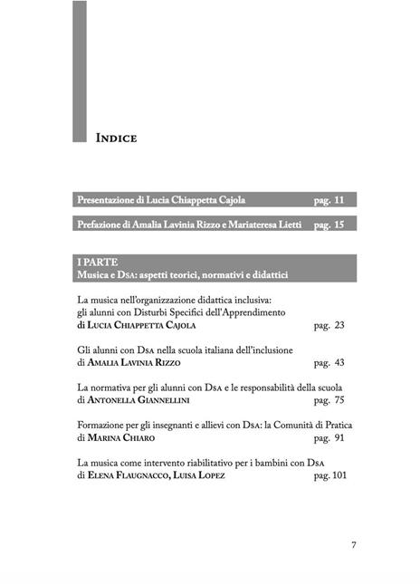 Musica e DSA. La didattica inclusiva dalla scuola dell'infanzia al conservatorio - 2