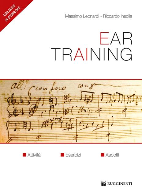 Ear training. Con File audio per il download - Massimo Leonardi,Riccardo Insolia - copertina