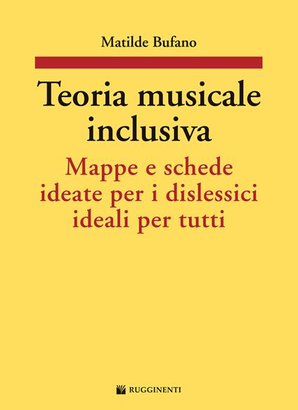 Teoria musicale inclusiva. Mappe e schede ideate per i dislessici ideali per tutti - Matilde Bufano - copertina