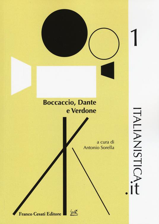 Boccaccio, Dante e Verdone - copertina
