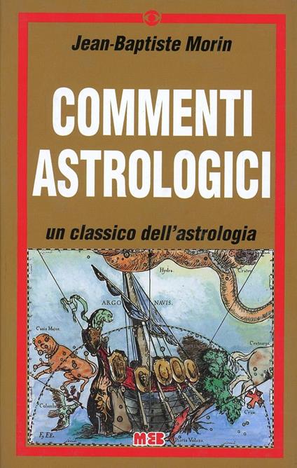Commenti astrologici - Jean-Baptiste Morin - copertina