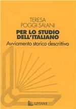 Per lo studio dell'italiano