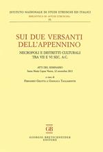 Sui due versanti dell'Appennino. Necropoli e distretti culturali tra VII e VI sec. a.C. Atti del seminario (Santa Maria Capua Vetere, 12 novembre 2013)