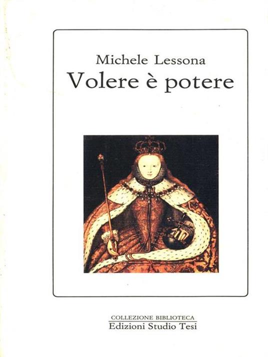 Volere è potere - Michele Lessona - copertina