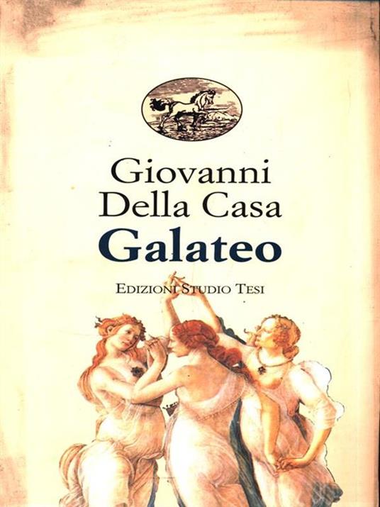 Galateo - Giovanni Della Casa - copertina