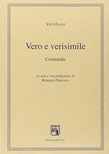 Vero e verisimile - Vico Faggi - copertina