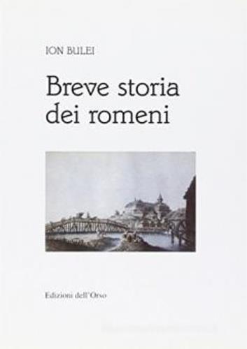 Breve storia dei romeni - Ion Bulei - copertina