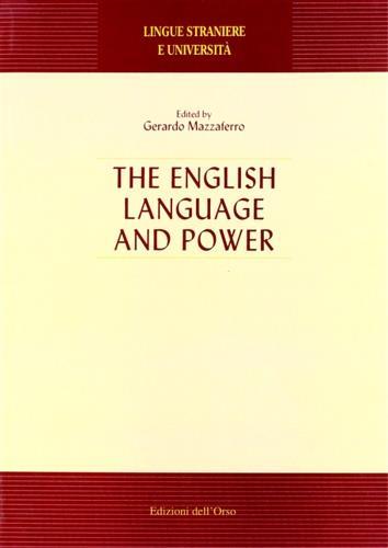 The English language and power - copertina