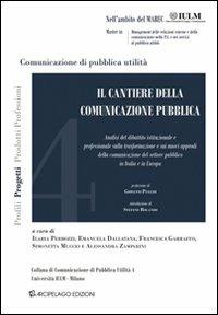 Il cantiere della comunicazione pubblica - Stefano Rolando - copertina
