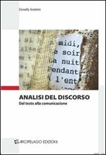 Analisi del discorso. Dal testo alla comunicazione