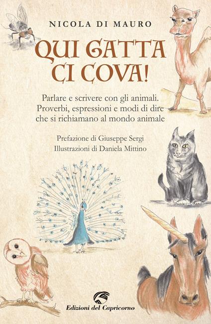 Qui gatta ci cova! Parlare e scrivere con gli animali. Proverbi, espressioni e modi di dire che si richiamano al mondo animale - Nicola Di Mauro - copertina