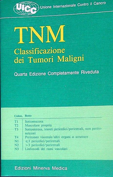 TNM classificazione dei tumori maligni - Paul Hermanek,L. H. Sobin - copertina